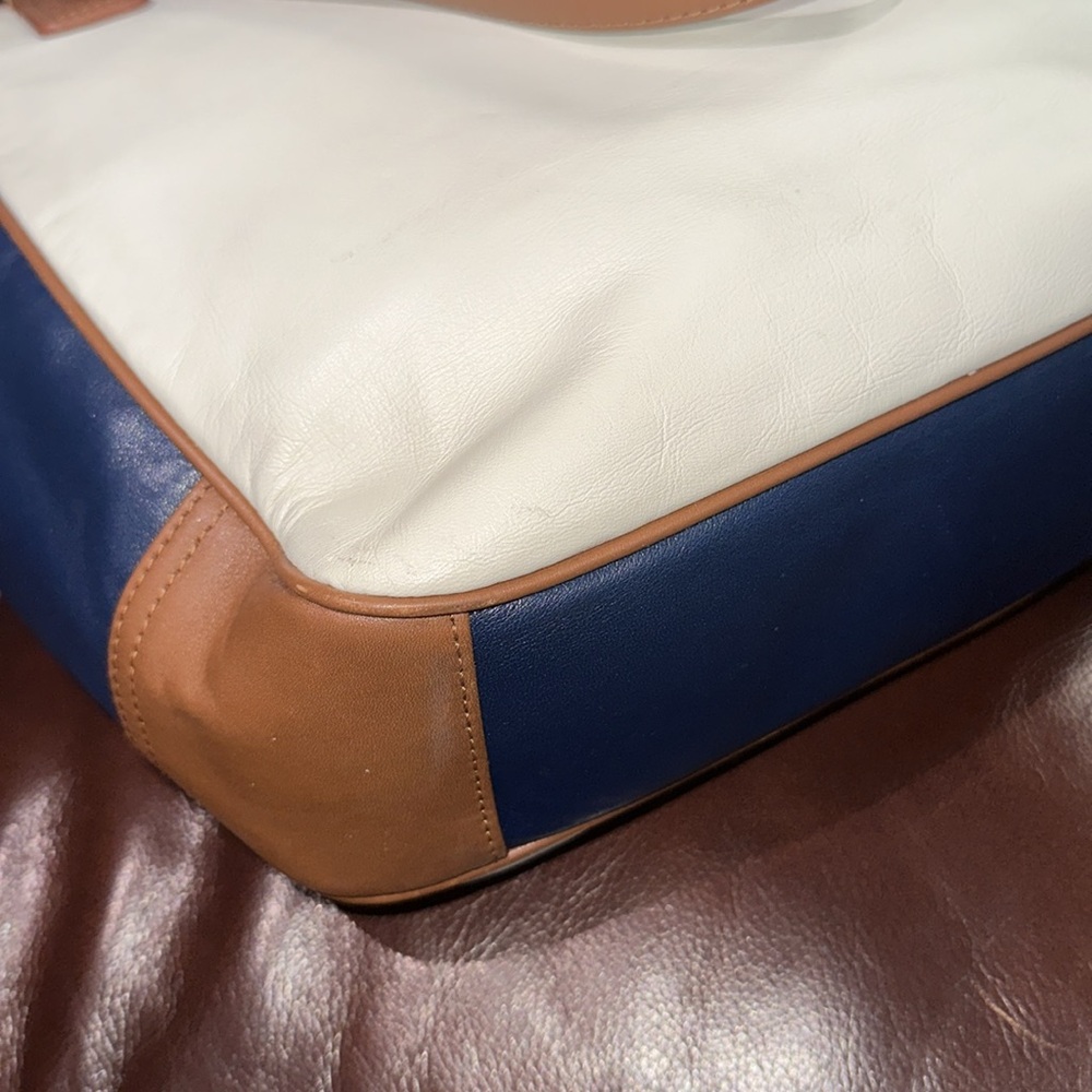 🔥🔥🔥Vintage Coach Colorblock Leather Shoulder Bag - Picture 9 of 15